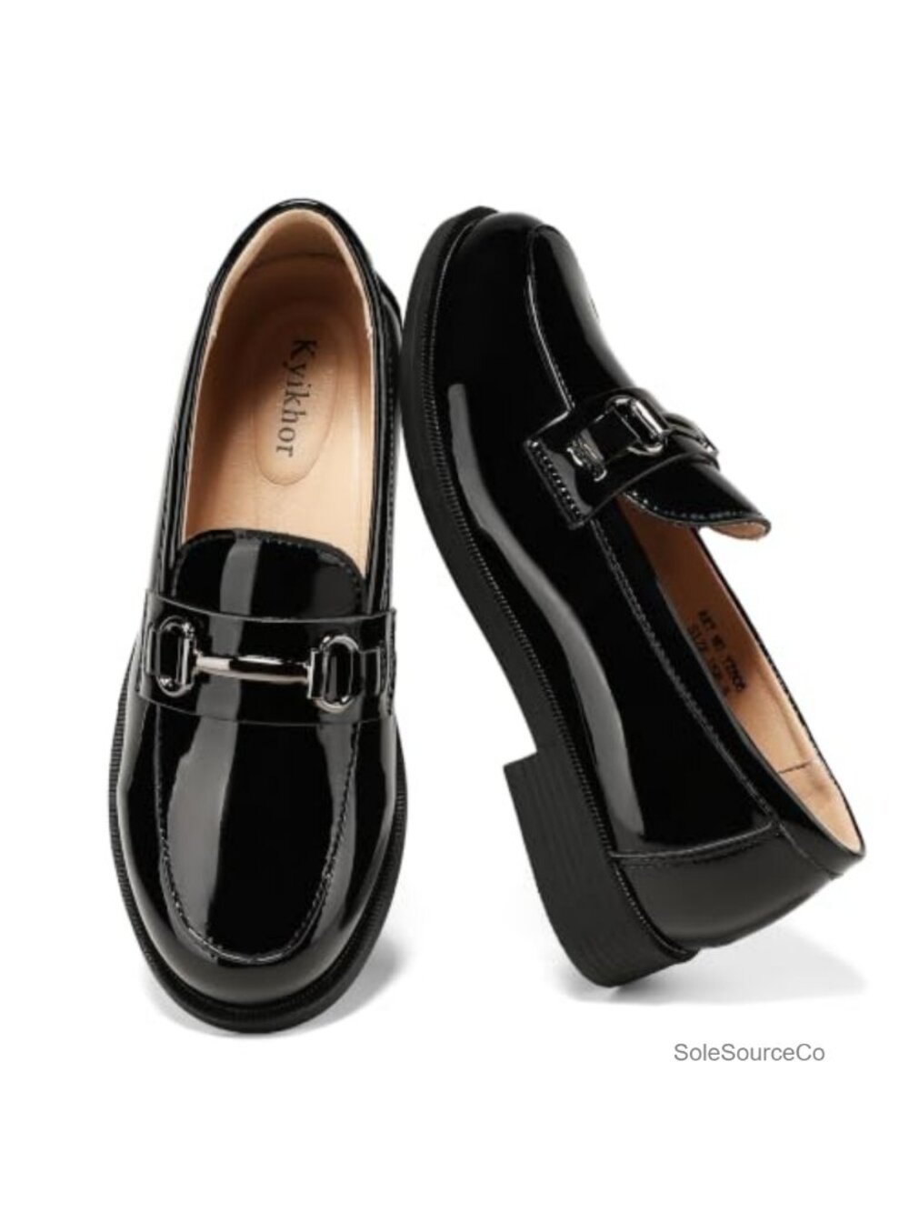 Patent Leather Loafers Slip On Work Flats Penny Loafers Mocc